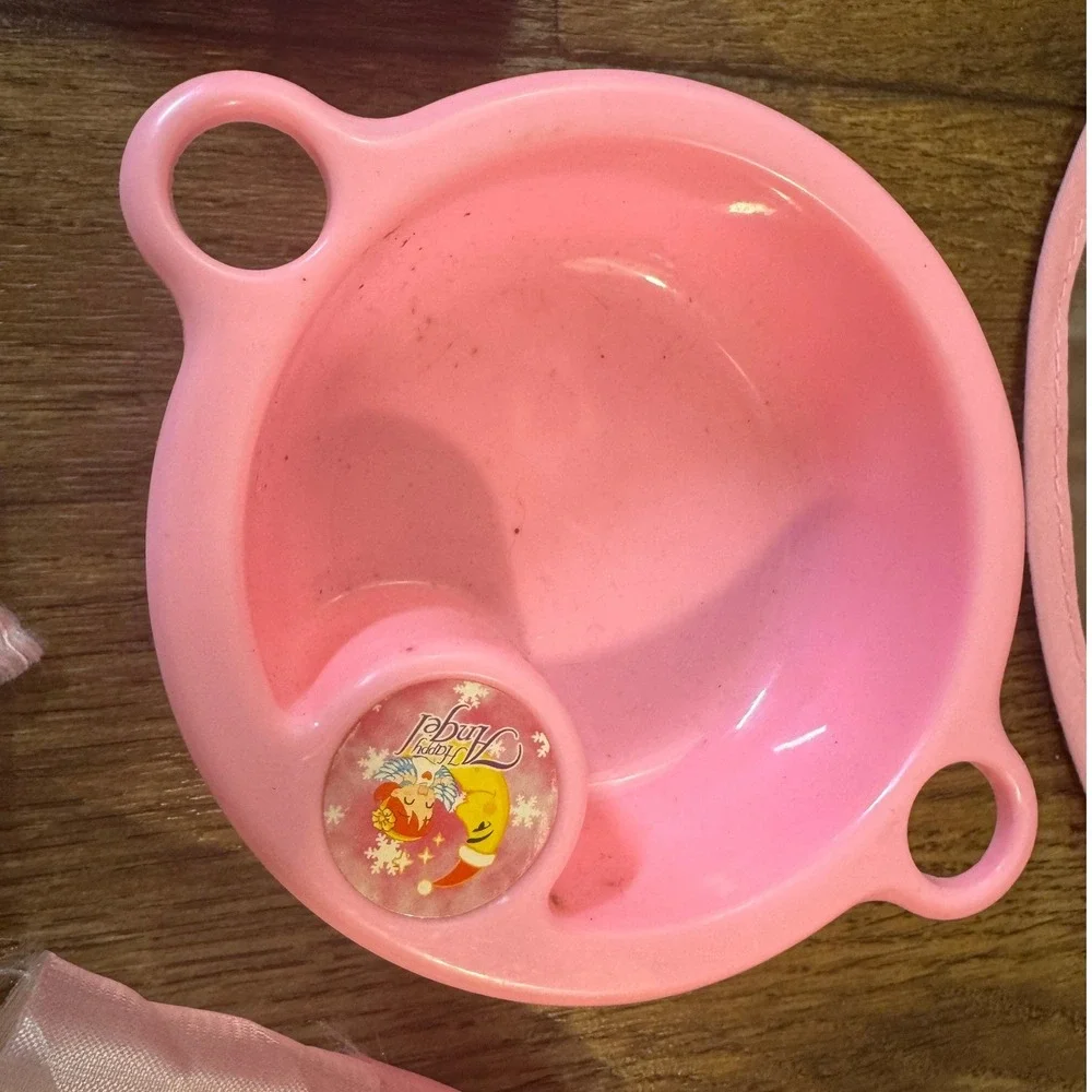 Doll Accessories Lot Pink Dress Diapers Disappearing Milk Bottle Pacifier Bundle